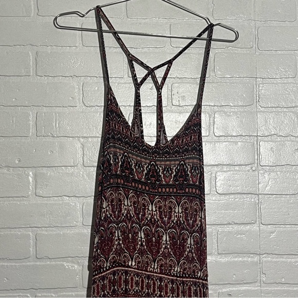 American Eagle Outfitters Womens Purple Tribal Print Maxi Dress Soft & Sexy Med - Picture 3 of 6